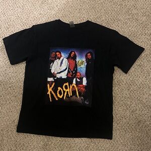 Korn  Black Premium Cotton Band T-Shirt XL